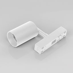 Спот SLIM белый, разъём и контакты адаптера