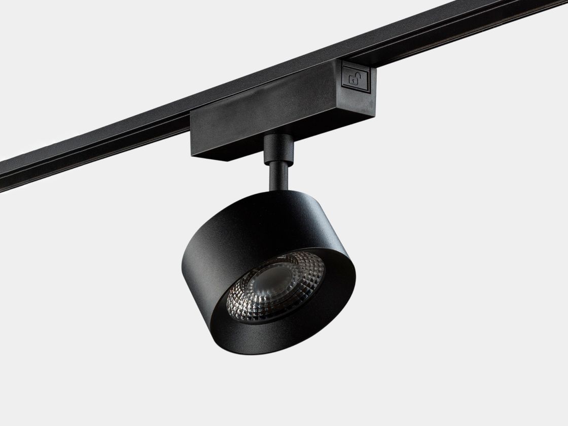 Светильник трековый SLIM, 48В 10W черный 2700-6000К, SL-SLIM-FTSBL-10-CCT