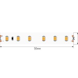 Светодиодная лента 2835, 120 LED/м, 9,6 Вт/м, 24В , IP65, 3M, Цвет: Теплый белый, SWG2120-24-9.6-WW-65-M
