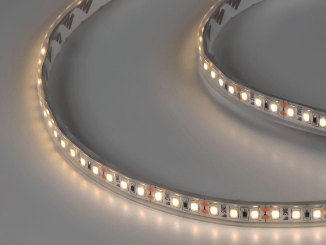 Светодиодная лента 2835, 120 LED/м, 9,6 Вт/м, 12В , IP66, 3M, Цвет: Нейтральный белый, SWG2120-12-9.6-NW-66-M