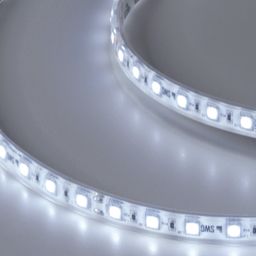 Лента SMD5050 IP68 в работе, холодное белое свечение