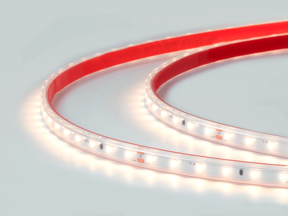 Герметичная светодиодная лента IP67, тёплый белый свет