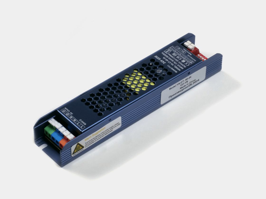 Блок питания 24В 60Вт IP20, металлический корпус