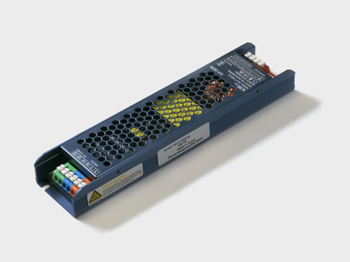 Блок питания 12В 200Вт IP20 в металлическом корпусе