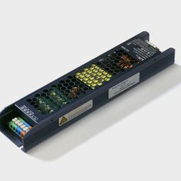 Блок питания в металлическом корпусе черный с клипсами, 250Вт, 12В, IP20, YA-CT-250-12