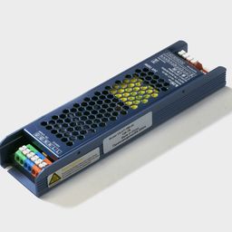 Блок питания в металлическом корпусе черный с клипсами, 250Вт, 24В, IP20, YA-CT-250-24