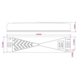 Блок питания для светодиодной ленты EV-300-24, EV-300-24