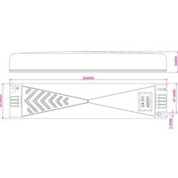 Блок питания для светодиодной ленты EV-400-24, EV-400-24