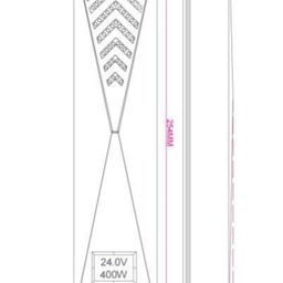 Блок питания для светодиодной ленты EV-400-24, EV-400-24