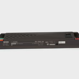 Блок питания LUMKER EV-500-24, маркировка и клеммы