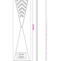 Блок питания для светодиодной ленты EV-500-24, EV-500-24