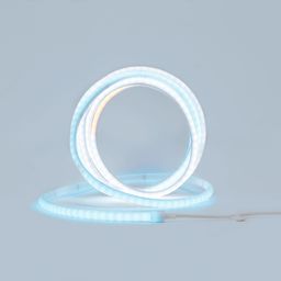 Термолента в бухте, голубое и белое свечение