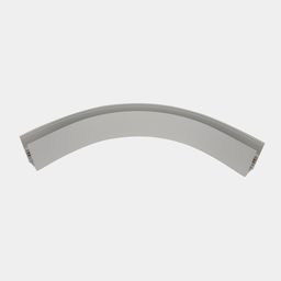 Радиусный коннектор R200 белый, общий вид сверху