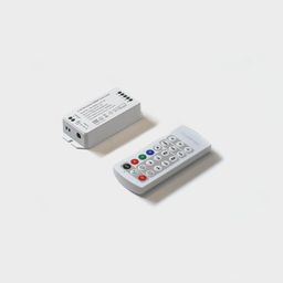 Контроллер RGBW, 2.4G с пультом, 21 кноп., DC12/24V, <16A(MAX), SW-RGBW-2.4G-16A