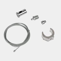 Клипса с подвесным тросом 1,5 м для неоновой ленты 360° D22 TR-CL-D22