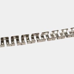 Стальные монтажные клипсы для неона 6×12, ряд