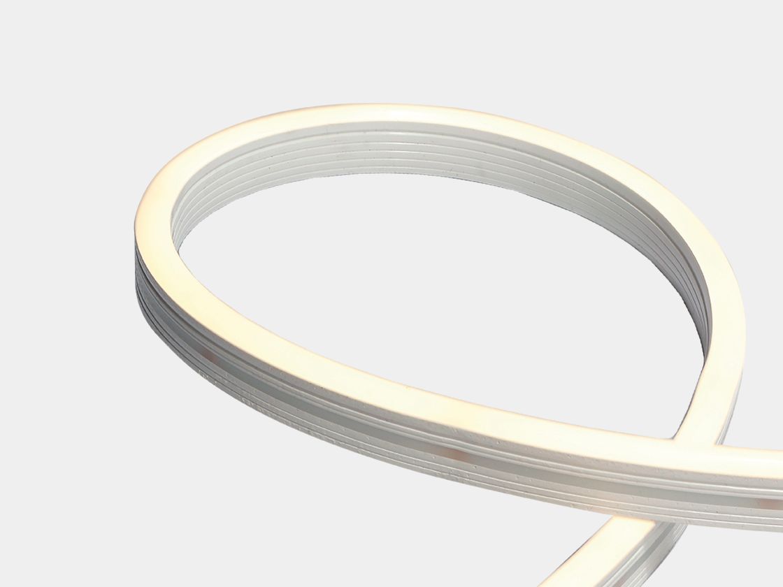 Неоновая лента 6×12 мм, тёплый белый свет