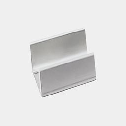 Алюминиевый крепеж для неоновой ленты, вид под углом