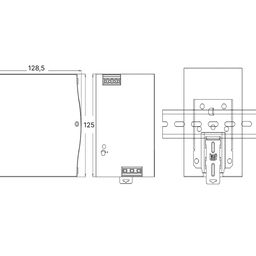 Блок питания для светодиодной ленты 480Вт, 24В, NDR-480-24