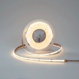 Светодиодная COB-лента на катушке, тёплый свет