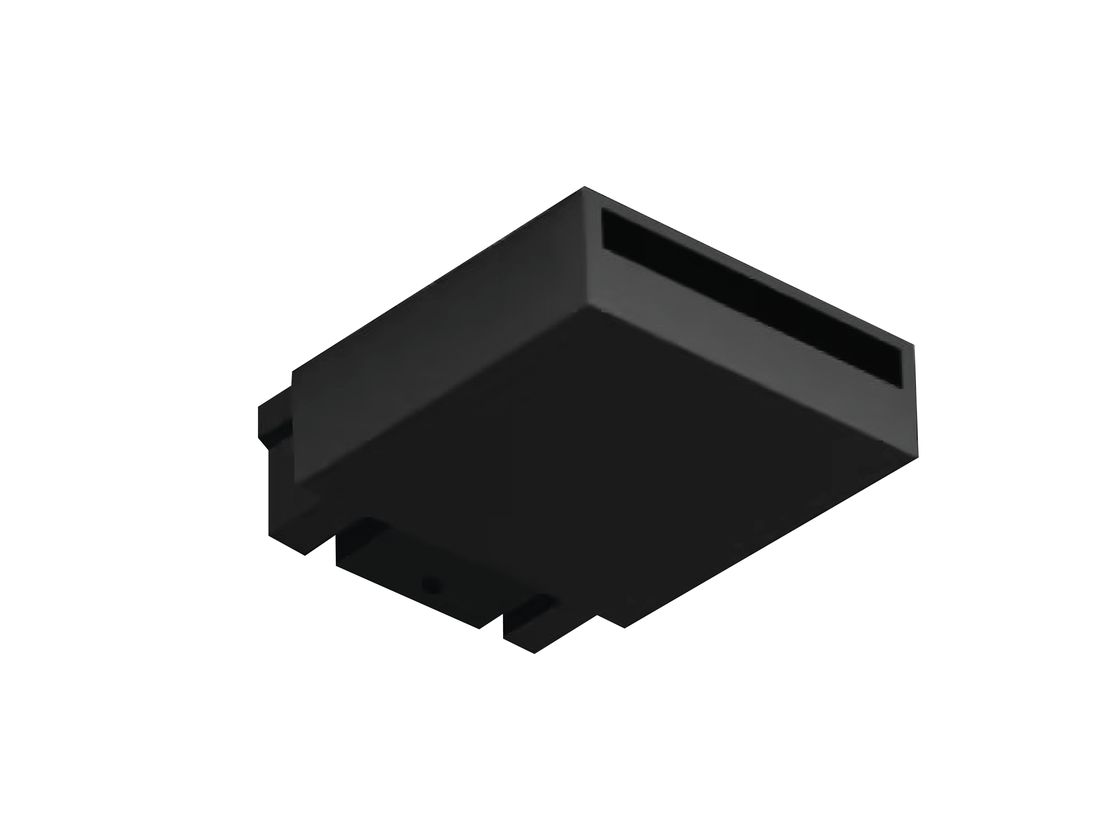 Заглушка-переходник SLIM 48В черная, вид под углом