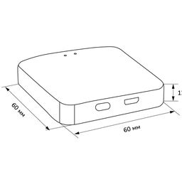 Шлюз для системы SLIM Tuya Zigbee, 5В, 5W, R-GW-WF-ZGBT