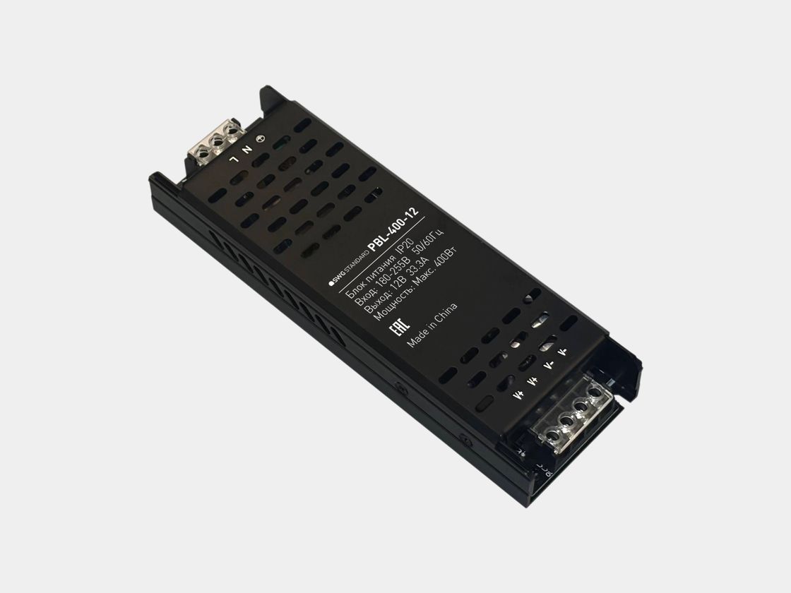 Открытый блок питания SWG PBL-400-12, металлический корпус