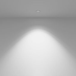 Светильник в потолке, направленный световой пучок