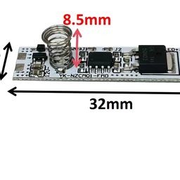 Мини-диммер для алюминиевого профиля, SR-TCH-INP-5A-DC