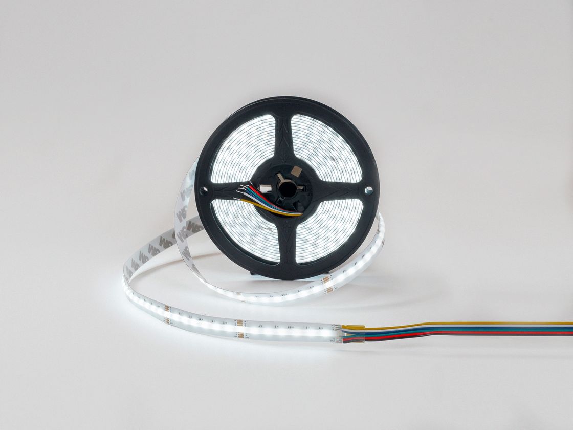 Катушка COB светодиодной ленты RGBWC, белое свечение