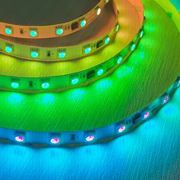 Лента светодиодная SWG pro, SMD5050, 60 LED/м, 12 Вт/м, 24В, IP20, RGB, WS2811, 5 лет гарантия