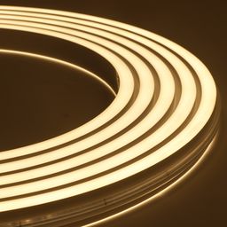 Тёплый белый 24В IP67 10Вт/м 140 LED/м SMD2835 20×13 мм двойное свечение NE-DU2140-24-10-WW-67