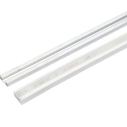 Алюминиевый профиль и вставка неона, вид под углом