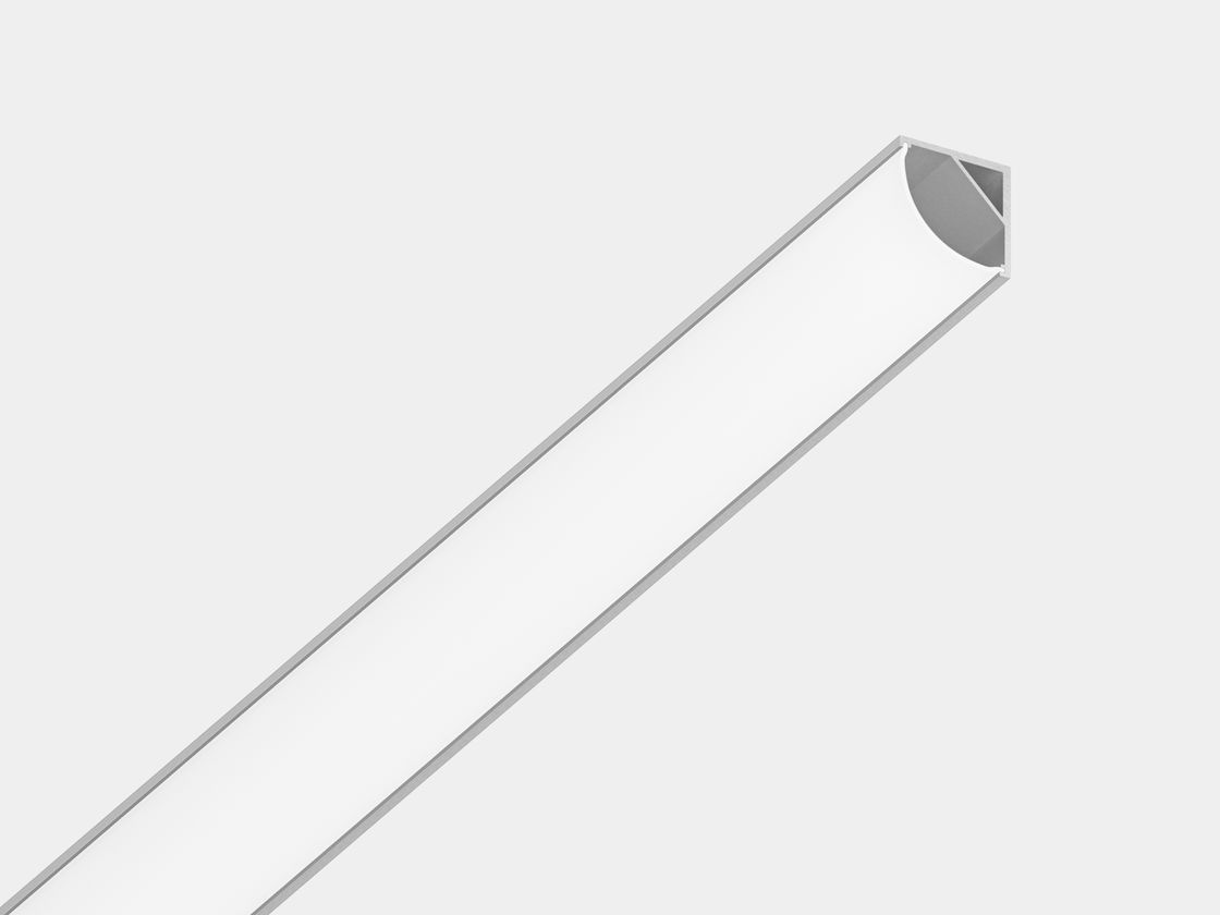 Угловой алюминиевый профиль SF-1616 с экраном, вид