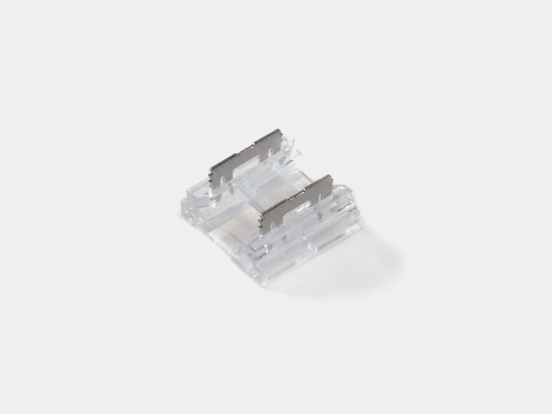 Прямой пластиковый коннектор для ленты 10 мм