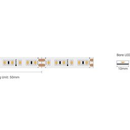 Схема ленты SMD2835 24V, шаг резки 50 мм