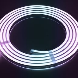 Катушка двойного гибкого неона RGB, общий вид изделия