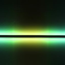 Двойная неоновая лента RGB, световая линия на поверхности