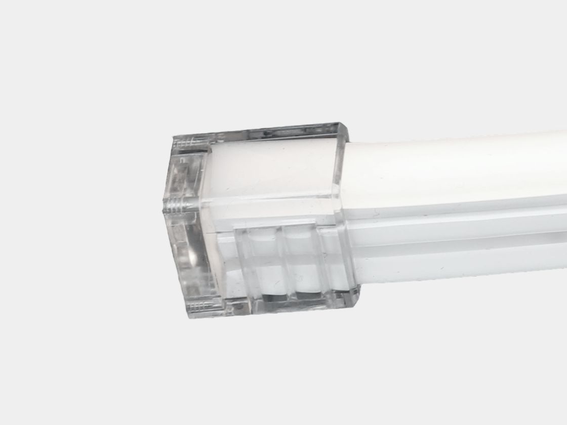 Прозрачная глухая заглушка для неона 12×20