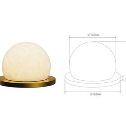 Светильник настольный серии Galaktika, GL-168BL-8-WW