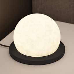 Настольный светильник Galaktika шар на черном основании