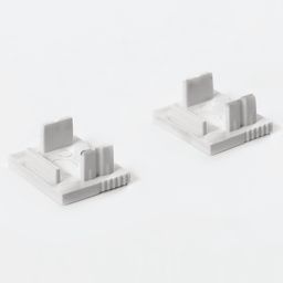 Заглушки LS1613-W-ECS для профиля LS.1613-W (комплект, 2 шт)
