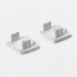 Заглушки LS1613-W-ECS для профиля LS.1613-W (комплект, 2 шт)