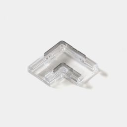 Пластиковый L-коннектор для светодиодной ленты 10 мм, CN-10MM-2P-L-SC-H