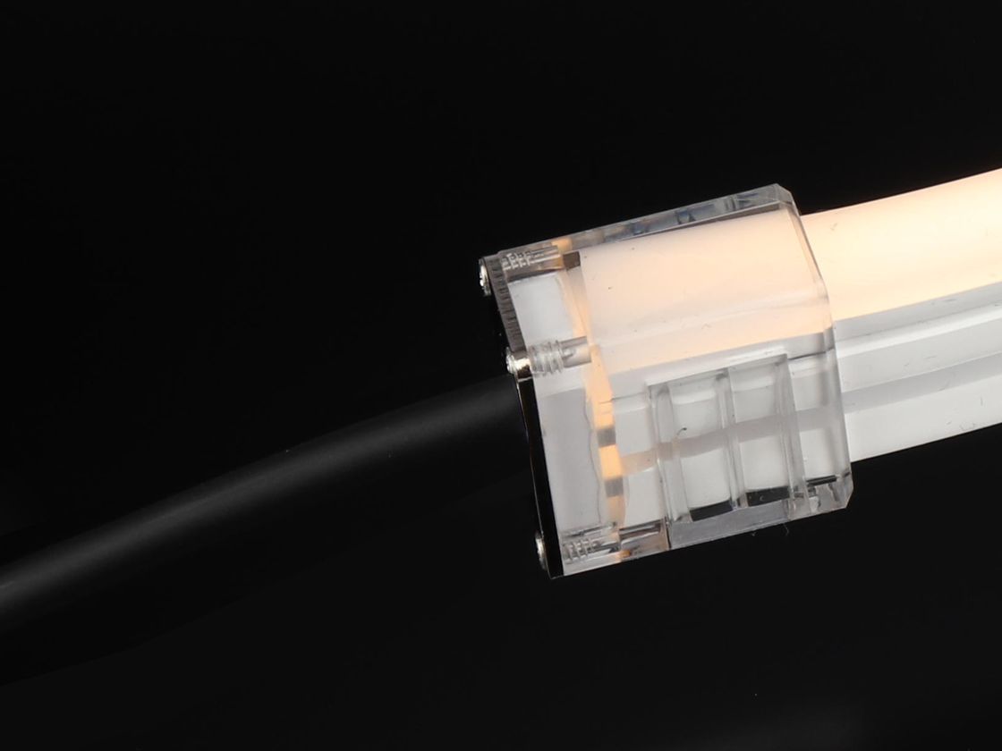 Прозрачная заглушка IP67 с черным проводом, торец