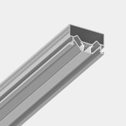 Встраиваемый профиль в натяжной потолок CL-12, экран 12 мм, 47x32x2500 мм без покрытия ( с экраном) 