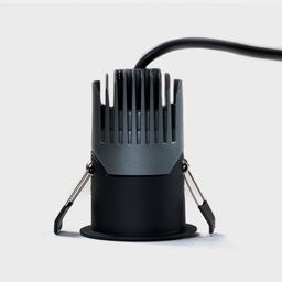 Встраиваемый светильник с радиатором, вид сзади