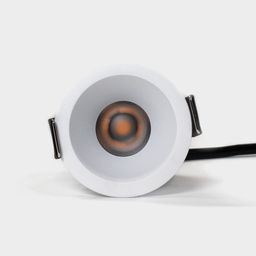 Лицевая часть встраиваемого светильника, белая рамка