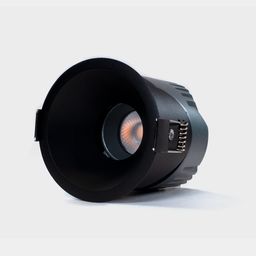 RC-D84-12-BL-NW65, светильник встраиваемый, 12Вт, черный, IP65, 55 гр, 4000К, D84, поворотный