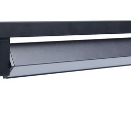 Линейный трековый светильник, 10Вт, черный, 3000К, L382мм, однофазный, TL-L382-BL-10-WW